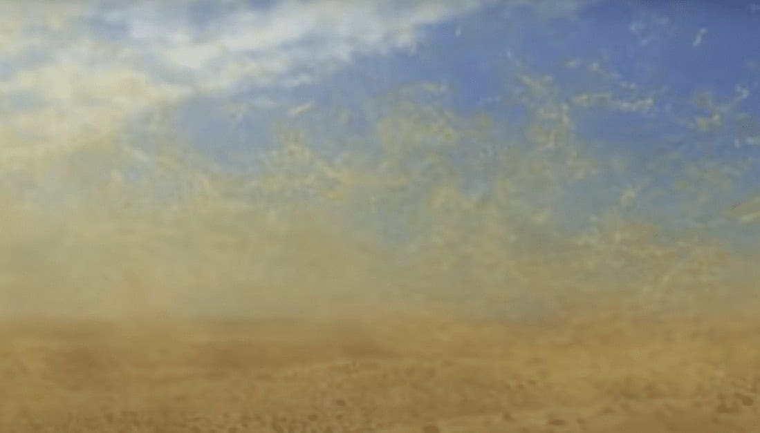 Poeira do Sáara a caminho do Algarve