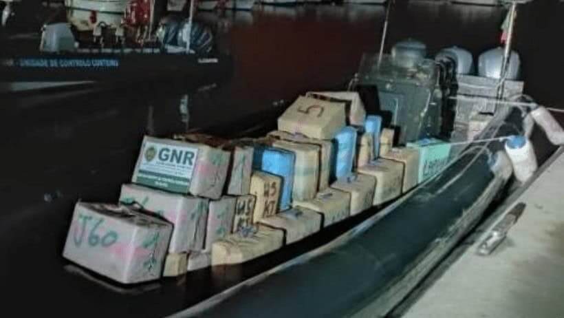 Apreensão de 1,5 toneladas de haxixe no guadiana