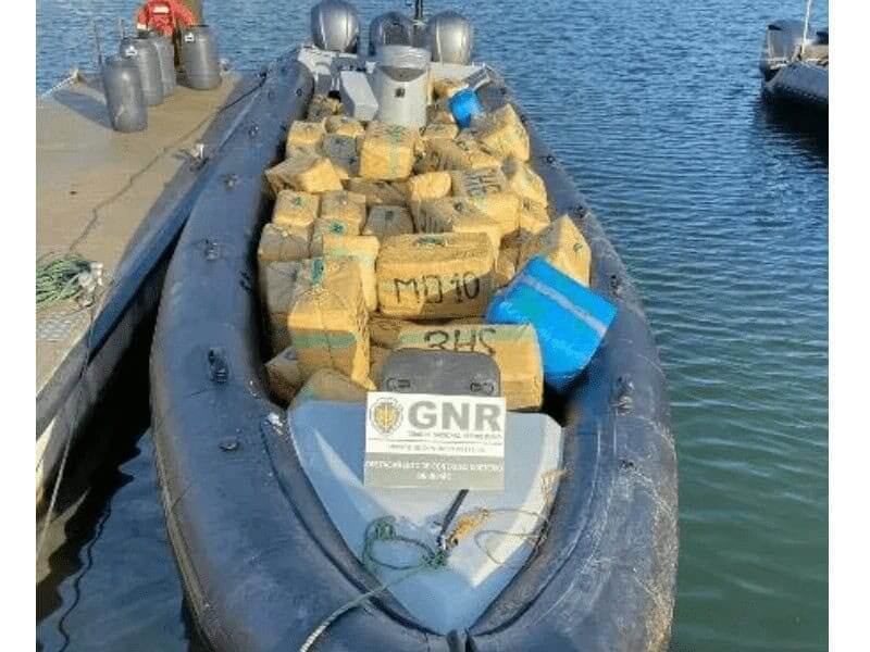 Quatro toneladas de haxixe apreendidas no Guadiana