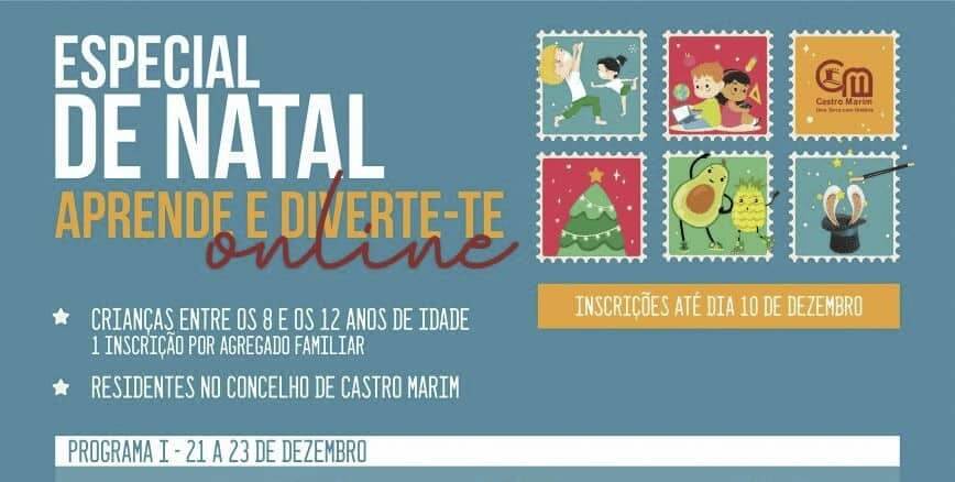 Natal das crianças online a partir de  Castro Marim