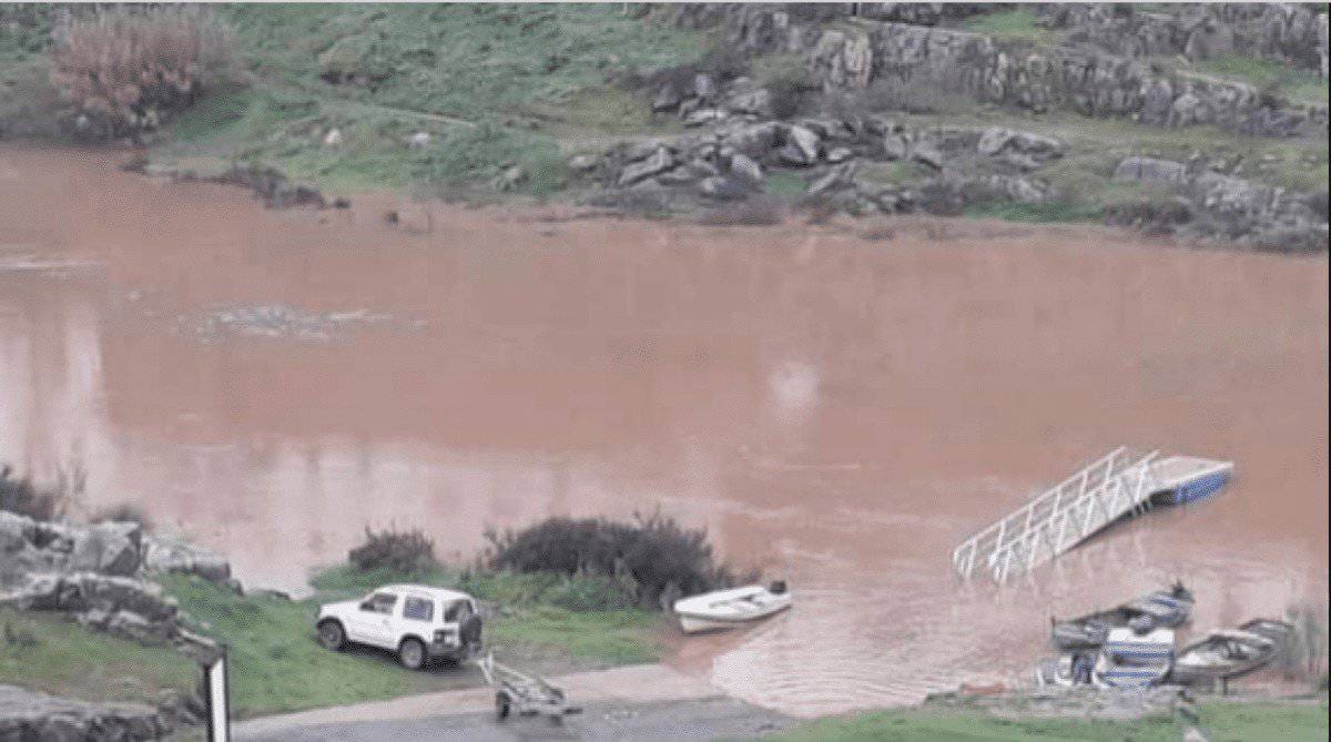 Guadiana transborda em Mértola