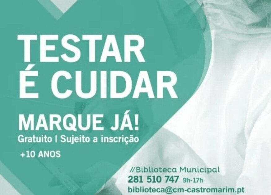 Município de Castro Marim testa população contra a COVID-19