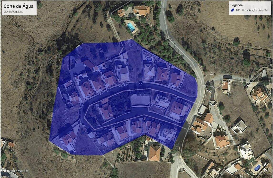 Interrupção do abastecimento de água em Monte Francisco