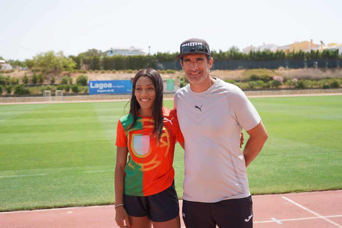 Vice-Campeã Olímpica Patrícia Mamona estagia em Lagoa