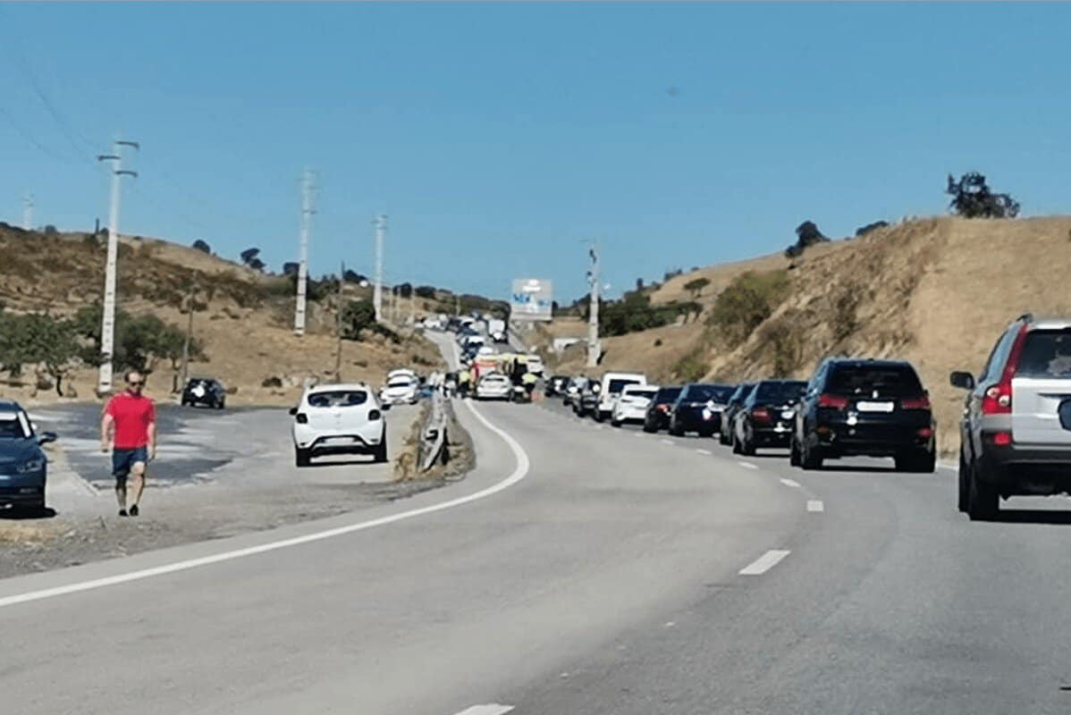 Acidente à saída de Castro Marim