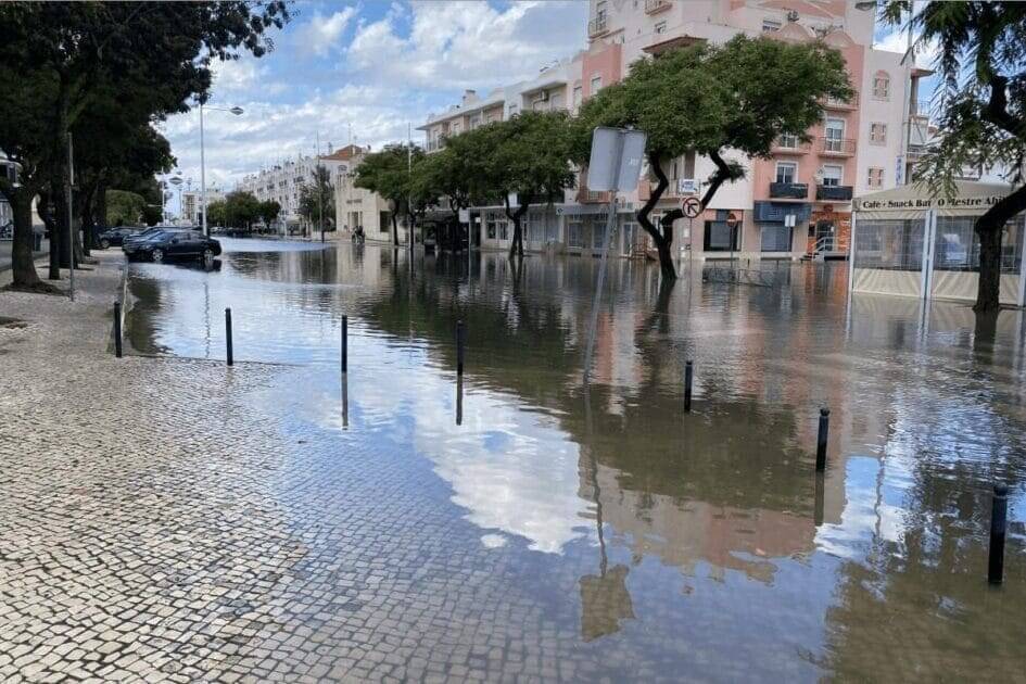 Fortes chuvadas afetaram o Baixo-Guadiana