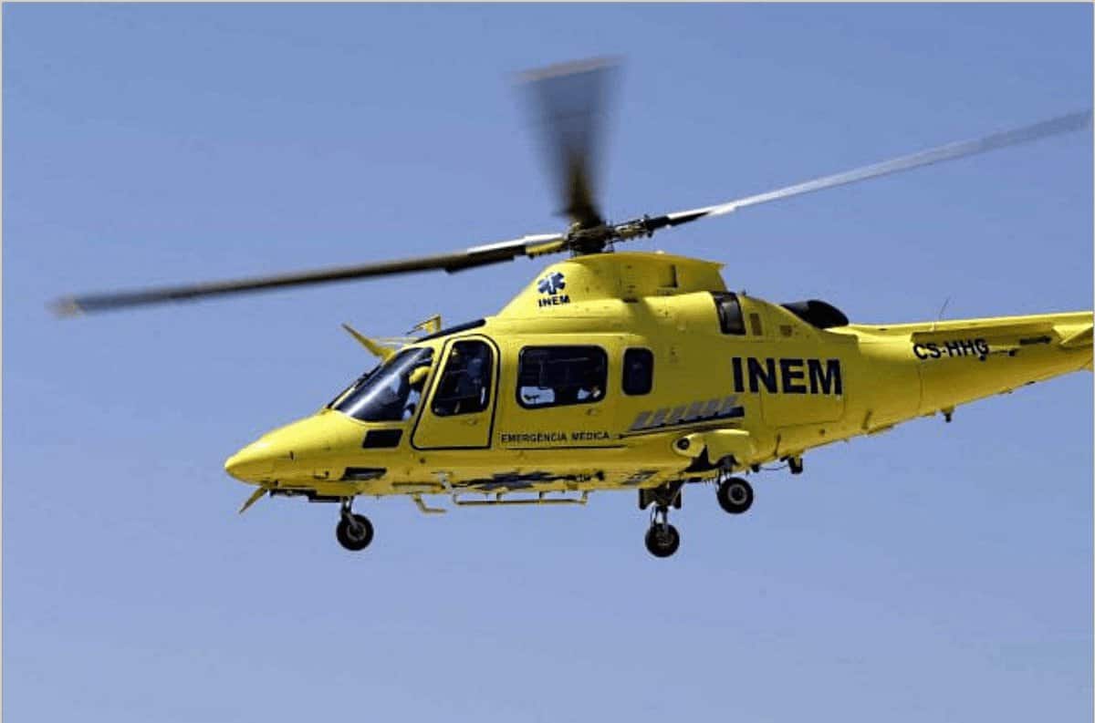 Ferido grave com intervenção do helicóptero do INEM no IC27 – Azinhal