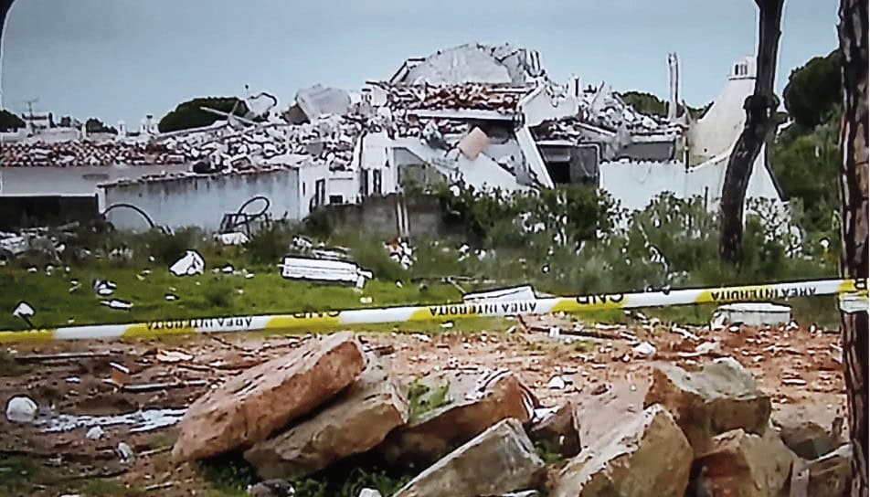 Explosão em habitação de Quarteira