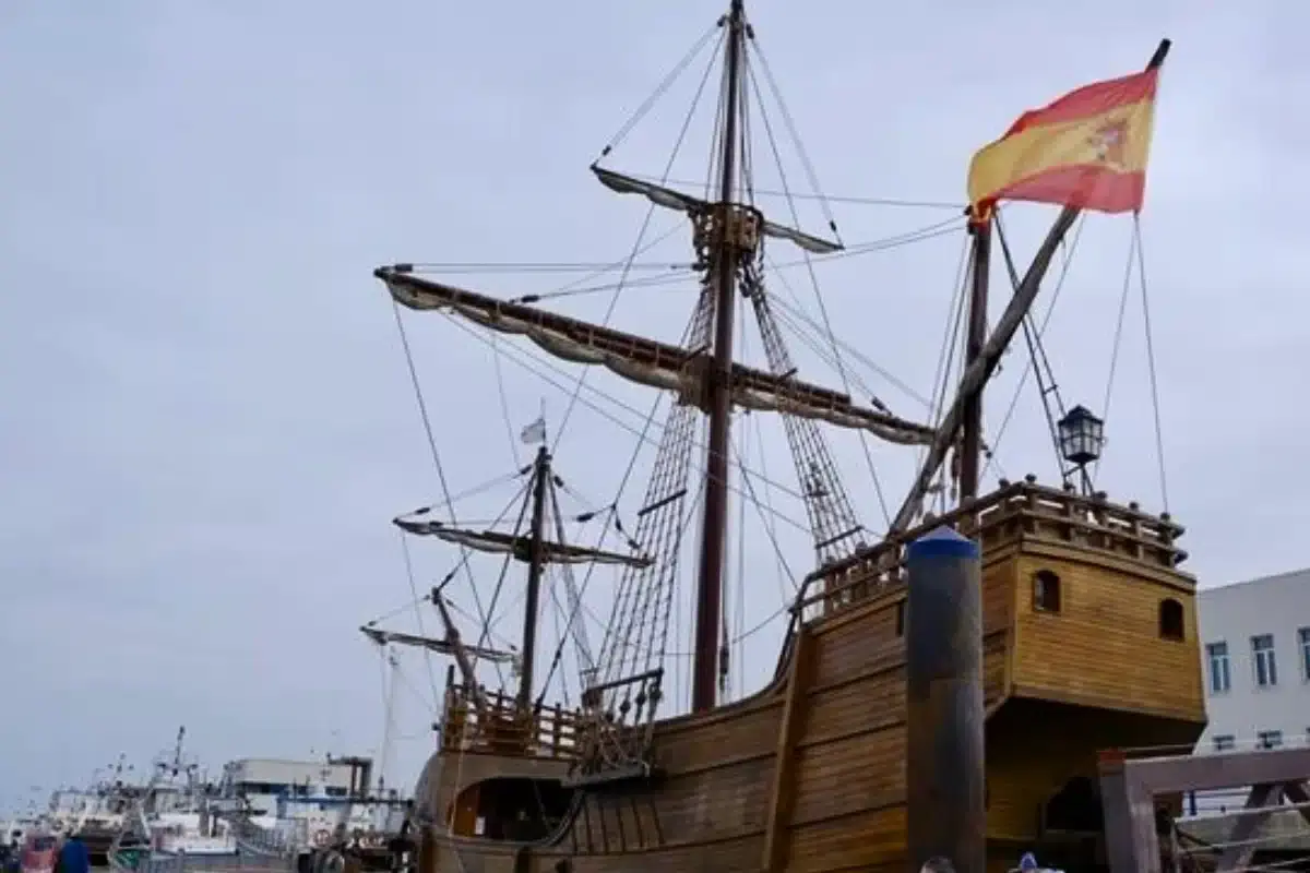 Nau Santa Maria exposta em Ayamonte