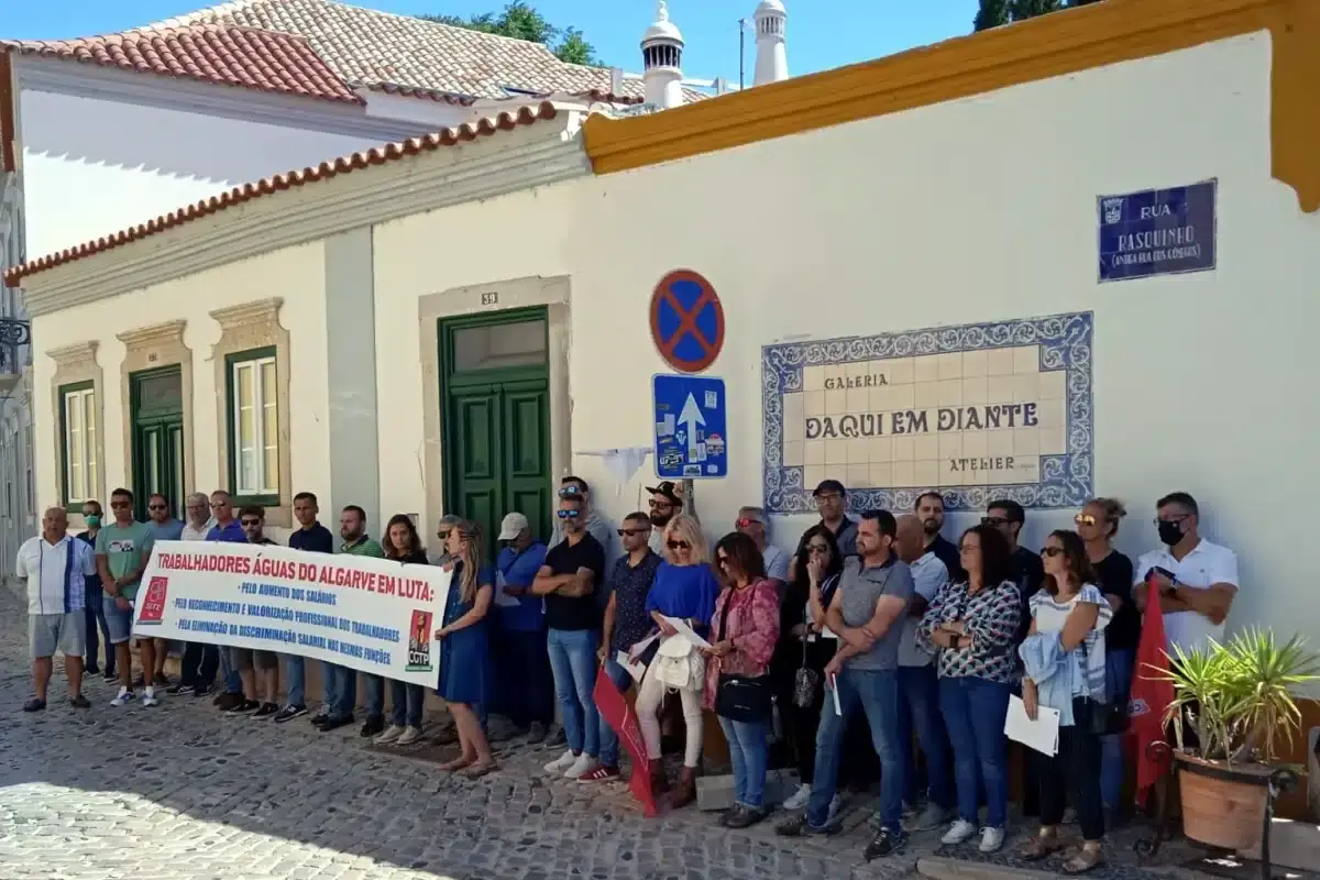PCP solidário com trabalhadores das «Águas do Algarve»