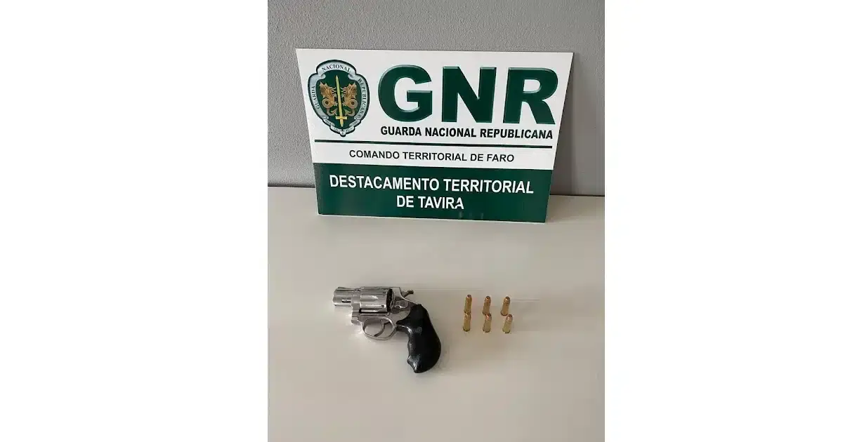 NIC da GNR de Tavira detém possuidor ilegal de arma