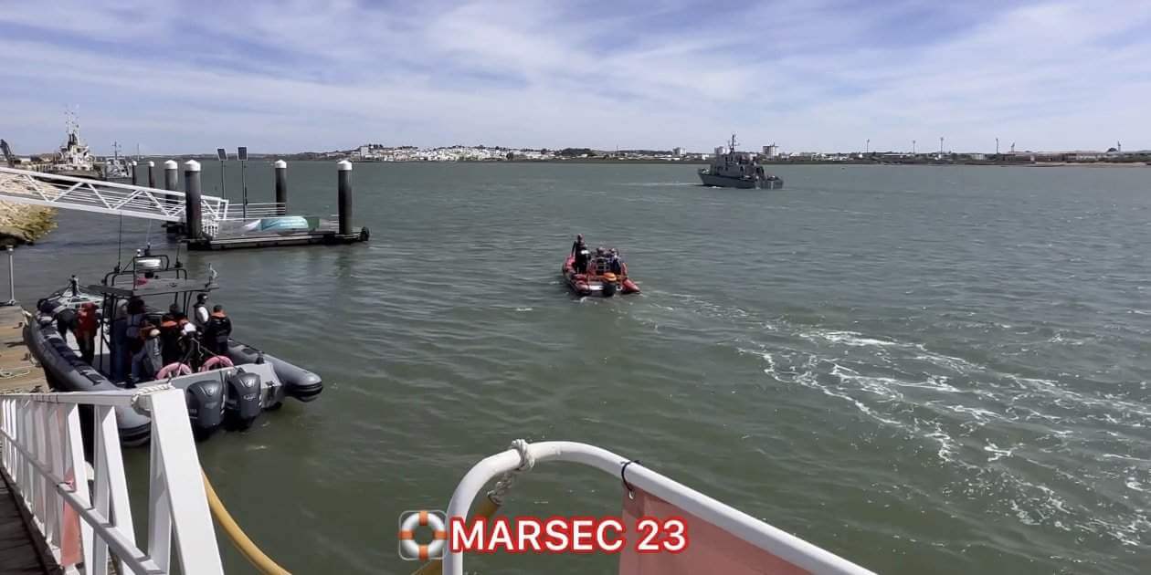 Assim se ensaia um salvamento transfronteiriço no Guadiana