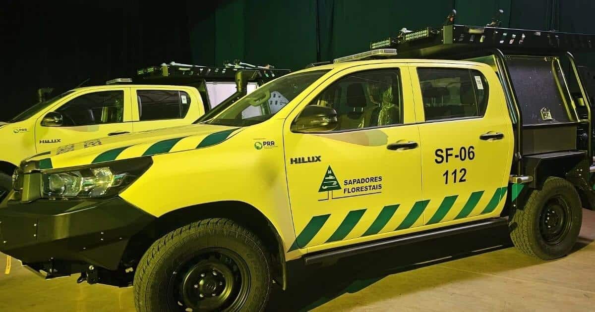 Novas viaturas para sapadores florestais