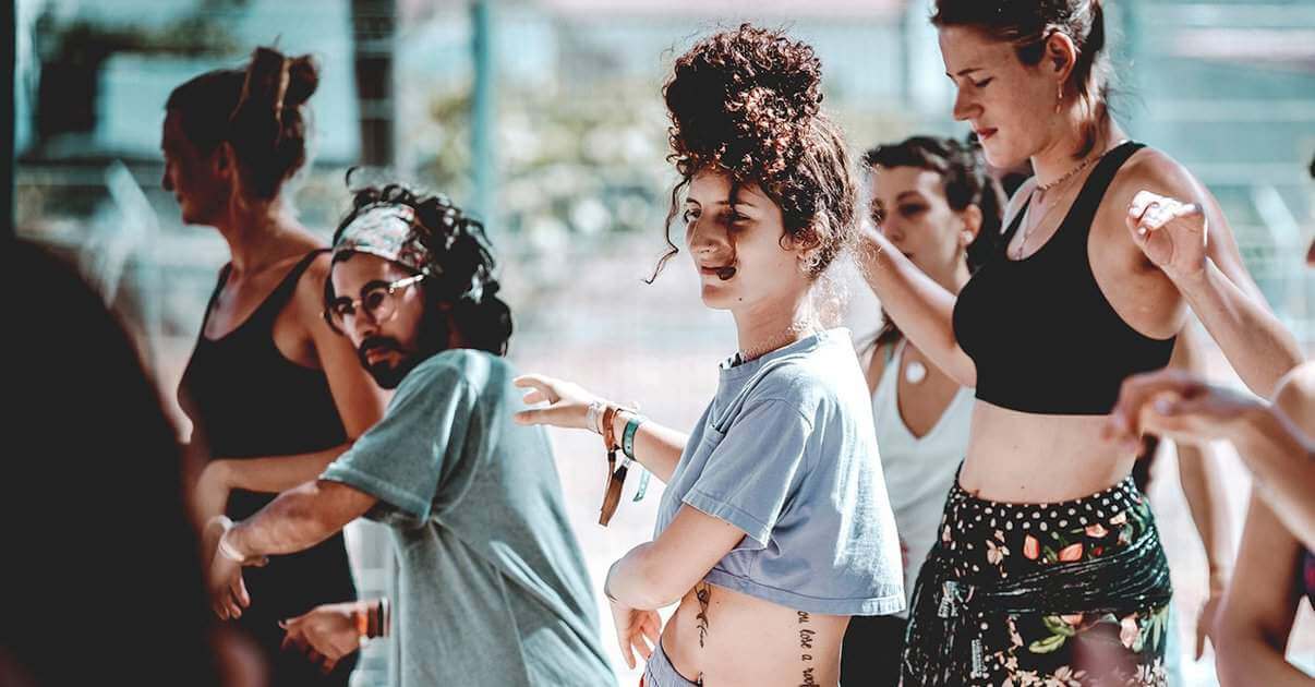 Festival Andanças junto ao Guadiana