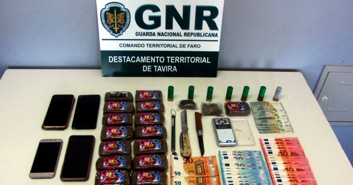 Homem detido na posse de estupefaciente no Algarve