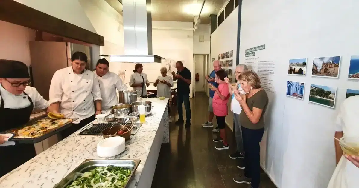 Demonstração culinária para diabetes em Tavira