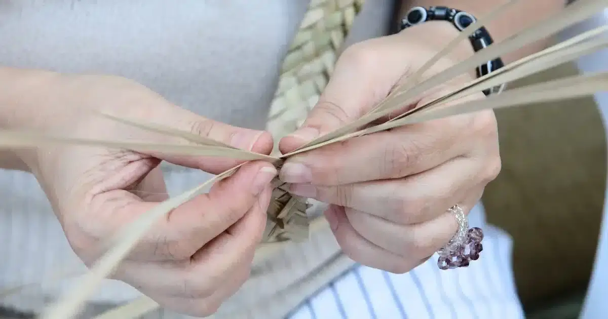 Oficina de empreita de palma em Tavira