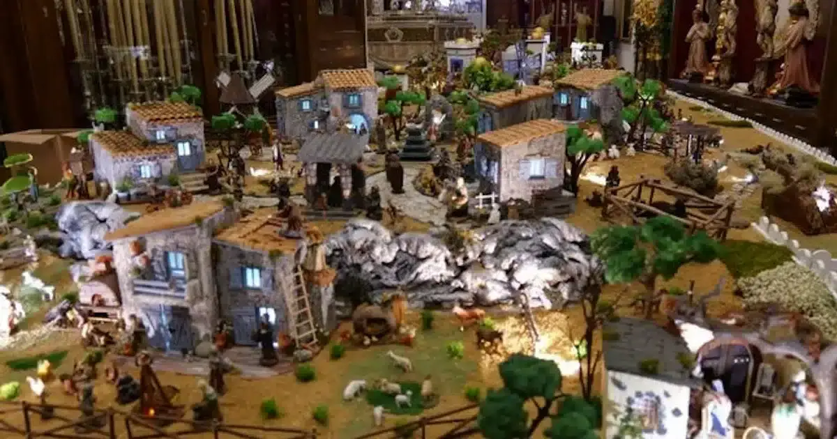 Enorme presépio para ver em Lepe