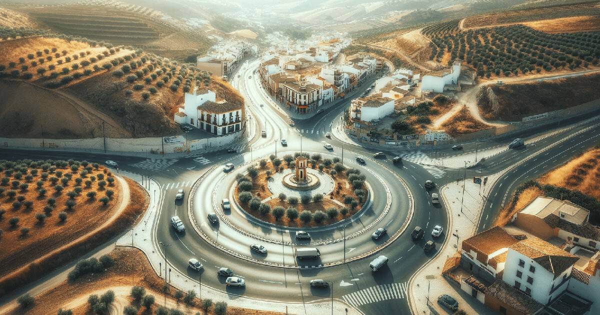 Diferenças nas rotundas entre Portugal e Espanha