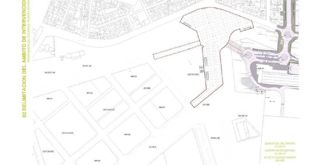 Estacionamento subterrâneo de 650 lugares em Huelva