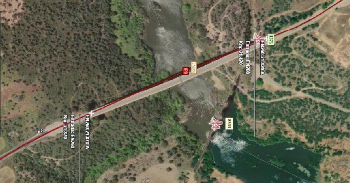 Obras na ponte do Guadiana em Serpa