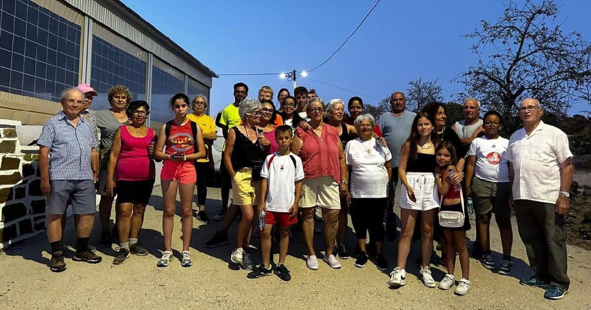 A marcha noturna de Giões