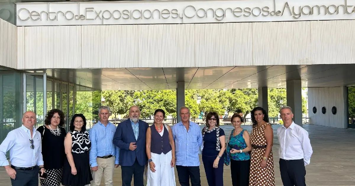 Colégio de Economistas de Huelva visitou a Eurocidade do Guadiana