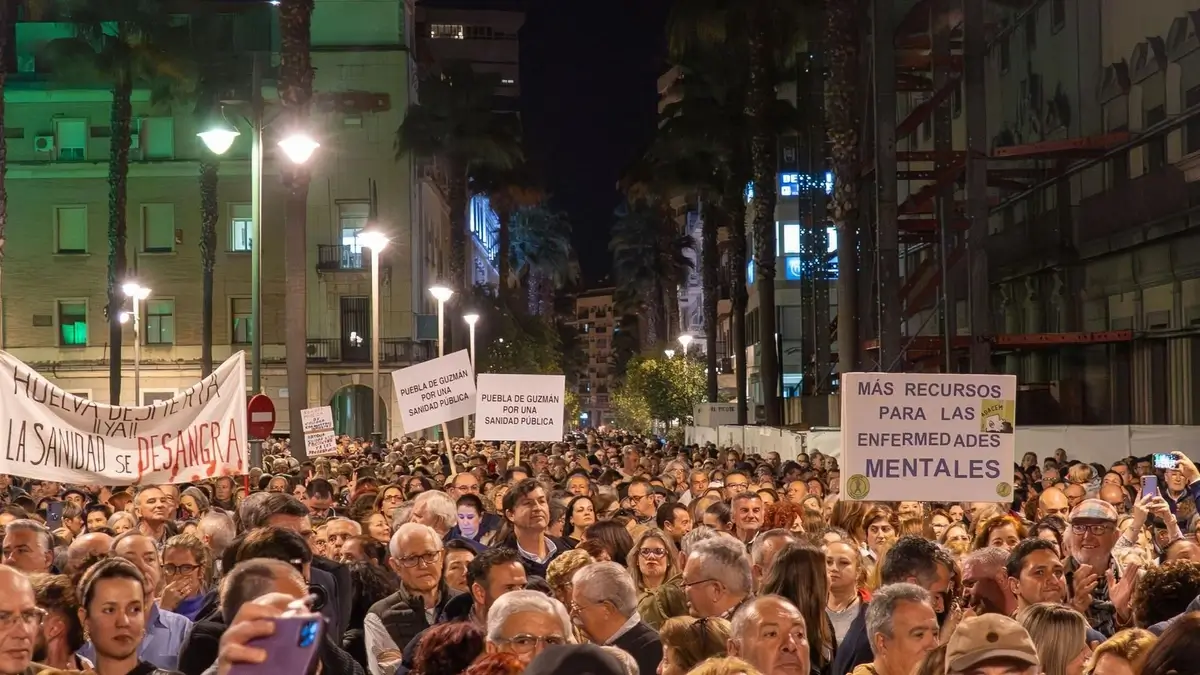 Grande manifestação pela saúde em Huelva